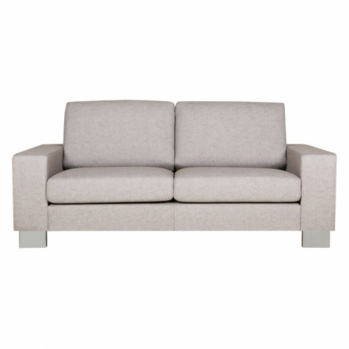 диван quattro двухместный прямой светло-серый в Нижневартовске