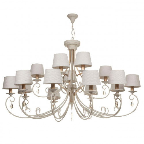 подвесная люстра maytoni enna arm548pl-15wg белая в Нижневартовске