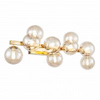 потолочная люстра maytoni dallas mod547wl-09g янтарная в Нижневартовске