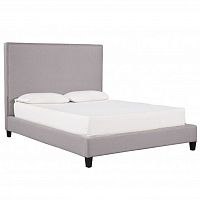 кровать двуспальная 160х200 серая parome в Нижневартовске