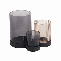 подсвечник стеклянный на 3 свечи, 14 см в Нижневартовске