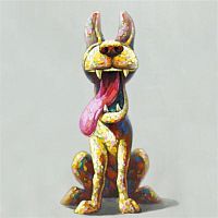 картина маслом собачья улыбка в Нижневартовске