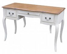 письменный стол mobilier de maison белый, коричневый в Нижневартовске