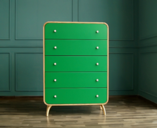 комод ellipse с пятью ящиками зеленые фасады в Нижневартовске