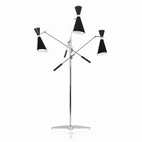 напольный светильник stanley черный/хром в Нижневартовске