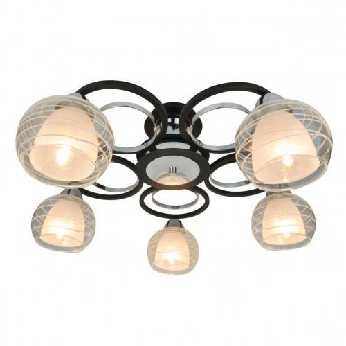 потолочная люстра arte lamp ginevra a1604pl-5bk в Нижневартовске