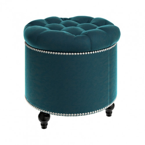 пуф круглый modena nephrite бирюзовый в Нижневартовске