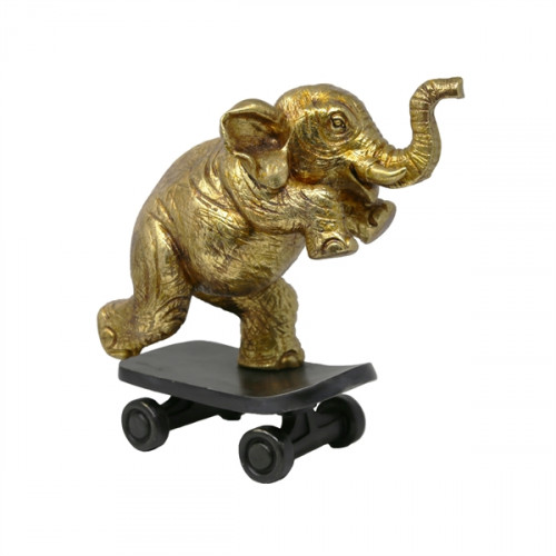 скульптура слон на скейте в Нижневартовске