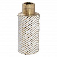 золотая керамическая ваза 9x9x22 см в Нижневартовске