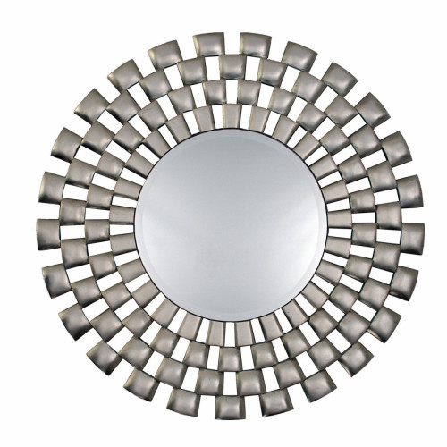 зеркало серебряное круглое большое в геометрической раме laviana в Нижневартовске