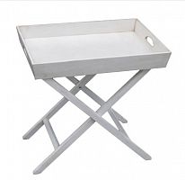 раскладной столик mobilier de maison белый в Нижневартовске