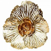 настенный декор цветок 1 золотой в Нижневартовске