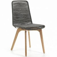 glendon стул из эвкалипта с натуральным канатом - серый cc0546s14 от la forma (ex julia grup) в Нижневартовске