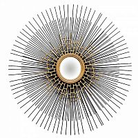 зеркало-солнце черное с золотом декоративное в Нижневартовске