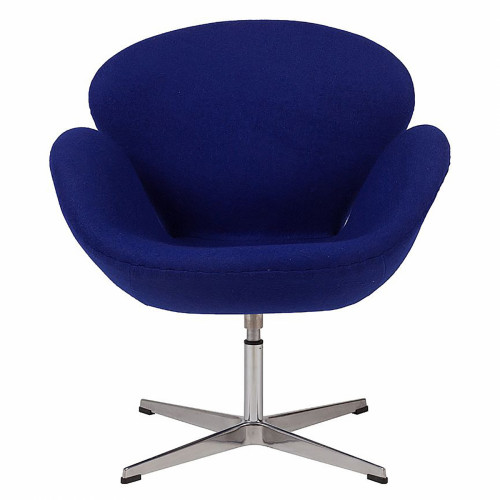 кресло swan chair синее в Нижневартовске