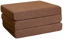 пуф шарм-дизайн матрас мобильный шаг шоколад в Нижневартовске