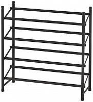 unistor avenue четырехярусная этажерка для обуви раздвижная, 4-х ярусная полка подставка для обуви напольная в Нижневартовске