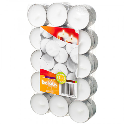 свеча белая чайная, 30 штук в Нижневартовске