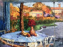 картина маслом вид из окна в Нижневартовске