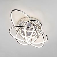 потолочный светодиодный светильник eurosvet jupiter 90132/9 хром в Нижневартовске