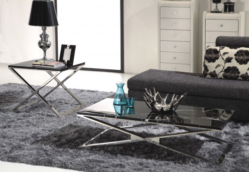 приставной столик mola хром в Нижневартовске