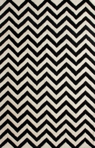 ковер zig zag чёрный 120х180 в Нижневартовске