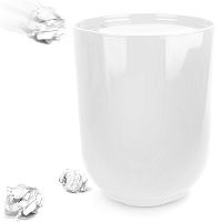 контейнер мусорный с крышкой step белый в Нижневартовске