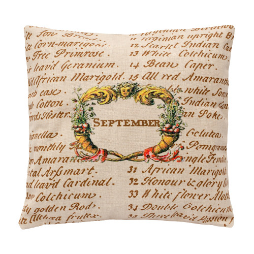 декоративная подушка «12 месяцев цветения», версия сентябрь в Нижневартовске
