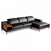 диван 1550r трехместный угловой черный от angel cerda в Нижневартовске