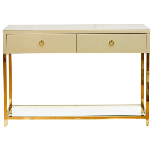 консоль placid бежевая, золото в Нижневартовске