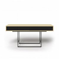 консоль с ящиками на металлических ножках красно-белая long new в Нижневартовске