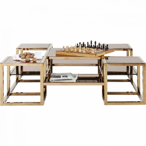 столик кофейный steps золотой в Нижневартовске