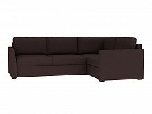 диван peterhof угловой серо-коричневый с емкостями для хранения в Нижневартовске