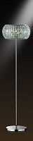 торшер дизайнерский odeon light crista chromo glass в Нижневартовске