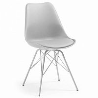 cтул lars серый с металлическими ножками от la forma (ex julia grup) в Нижневартовске