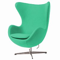 кресло egg chair зеленое в Нижневартовске