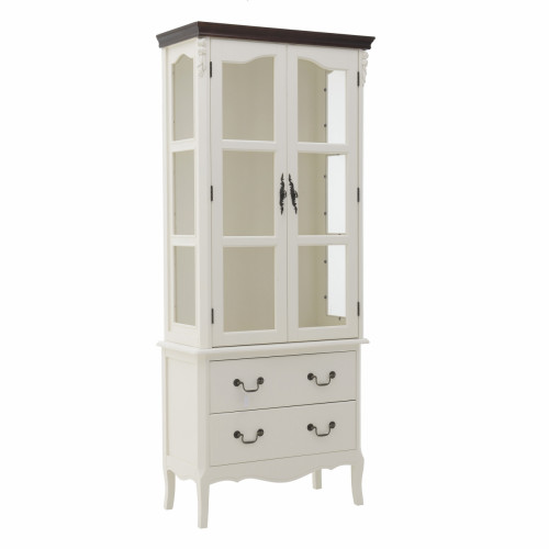 шкаф-витрина молочного цвета в Нижневартовске