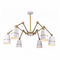 подвесная люстра divinare reattiva 8035/03 lm-6 белая в Нижневартовске