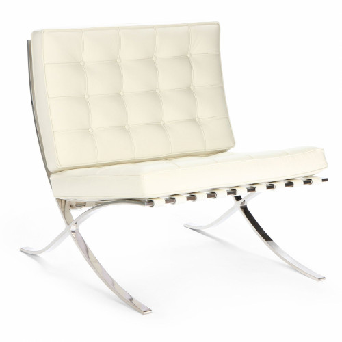 кресло barcelona 3 р молочное в Нижневартовске