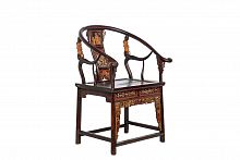 кресло мэй-гуй-и коричнево-красное в Нижневартовске