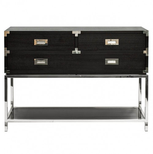 консоль черная130*40*90 см в Нижневартовске