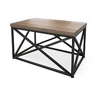 стол журнальный neo loft ст-1 dt темно-коричневый в Нижневартовске