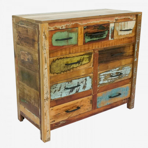 комод вишал 9 ящиков разноцветный в Нижневартовске