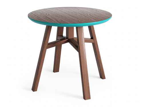 стол журнальный mack дуб тобакко, бирюзовый в Нижневартовске