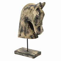 декор голова лошади чёрного цвета в Нижневартовске