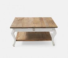 стол журнальный дерево с историей 90x90 см riviera maison коричневый в Нижневартовске