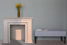 портал для камина нордик фасад: белый (нордик, бретань), с состариванием в Нижневартовске