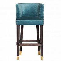 стул барный велюр бирюзовый 54х58х106 см в Нижневартовске