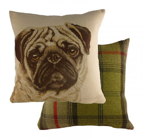 подушка с принтом waggydogs pug в Нижневартовске