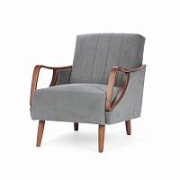 кресло theodore серое в Нижневартовске